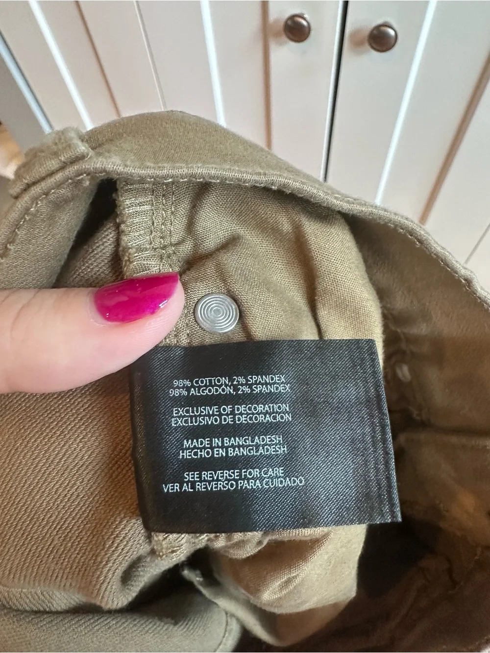 Banana Republic Men's Slim Fit Khaki Jeans